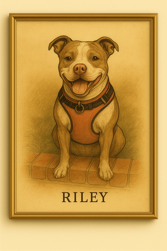 "Riley-The Golden Smile" Digital Portrait